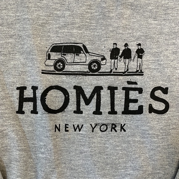 Reason Homies New York Sweater Grey Med - Picture 3 of 4